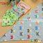 China Good and Cheap Fashion Animal Cartoon Printing Cotton Baby Triangle Bibs Bandana