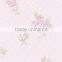 pink flower floral modern pvc wallpaper wallcovering S181507