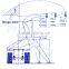 40ft 45ft 53ft container sidelifter trailer Container side loader with triple loader