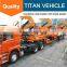 China New Container Self Loading Container Truck Trailer, 3 Axle Container Side Lift, 40 ft Container Side Loader