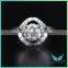 Factory price Higt quality 1ct White Loose Moissanite diamond 10k 14k 18k PT925 Ring