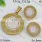 Fashion deisgns round shape gold pated jewelry set wholesale thailand