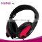 USB PC Games headset headphone with Flexible microphone