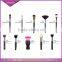 12pcs Pink Color Kabuki Makeup Brush Set
