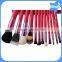 Wholesale 12pieces amazon private label make up brushes foundation custom makeup brush set