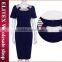 2015 wholesale blue stripe bodycon office lady woman dress