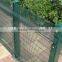 pvc coated green vinly airport bend welded wire mesh security fence for yard guard