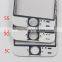 Hot selling 3 in 1 glass with cold press frame bezel with OCA sheet film for iPhone 5