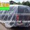 PE Transparent color plastic disposable car cover XL#