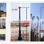 Spanish style antique cast iron street poles