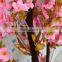 fake flower tree china wedding decoration factory wedding ornament fake peach flower tree