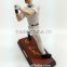Custom resin bust baseball player figurine