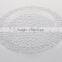Clear Plastic Round Shape Tea Serving Tray