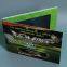 Customer special design 210*210mm A5 7 inches video brochure
