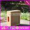 2017 new design 18 pieces educational wooden kids building blocks with box W13A115