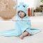 Wholesale Animal Shape Baby Bathrobe With Hood Baby Blankets