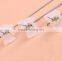 open ended metal mens pants hanger with 2 clips