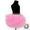 Lovely Pettiskirt Kids Birthday Party Dress Baby Girls Fancy Skirts Girl Pink Chiffon Skirt Boutique Dress For Baby Girls