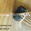 Black Tapered Bullet Arrow Points Crimped On Bamboo Shafts For Bow