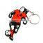 Custom 3d metal keychain key chain / Soft Rubber Keychains / Silicone Keyring