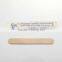 Custom Wooden Branded Food Grade Wax Popsicle Stick