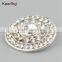 Wholesale round full rhinestone metal button for shirts WBK-1480