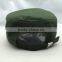 Customize fashion army green Military Caps and flat caps with Dongguan Factory