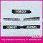 Custom folded logo decorative shape pvc rubber two sided zipper slider pull