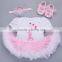 High Quality Customized Baby Clothing sets cotton princess girls clothing