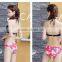 Floral prints polyester spandex swimwear fabric swimsuit for women