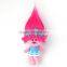 Top selling cute DreamWorks Magic Hair elf doll magical trolls Bobbi plush toy