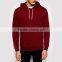 Custom Mens Red Plain Pullover Hoodies