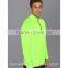 Mens Sports Wear 1/4 Zipper Pullover Jacket Top Raglan Long Sleeve Sports T Shirt Fluorescent Green Gym T Shirt