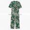 Lily printed short sleeve fashion jumpsuit for women