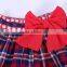 tartan crop top and skirt set spanish baby clothing
