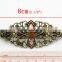 Woman Antique Bronze Flower French Hair Barrette Clips Accessories