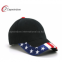 Kids Custom Printed Cotton Baseball Caps With USA National Flag Pattern