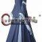 Custom Made Light Blue Medieval And Renaissance Dress With Trumpet Sleeves For Gothic And Fantasy Parties