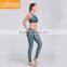 Custom Design Sports Set Of Custom Ladies Bra And Pants Fish Scale Yoga Wear