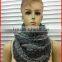 Wholesale new fashion acrylic knitted winter ladies' loop scarf