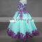 Custom Made Sleeveless Beaded Appliques 2 Year Old Girl Dress Evening Dress Prom Dress