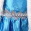 Frozen winter elsa costume with cape and cap FGCC-1007