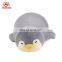 Cheap Plush Animal Tube Round Shaped Stuffed Penguin Pillow Soft Doll Toy