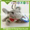 girl toy bow small mouse plush stuffed keychain