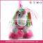 Custom unicorn plush animals in bag stuffed school backpack