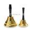 MCH-2334 New wholesale funny Christmas decorating santa hand bell Party brass bell