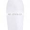 Kate Kasin Occident Women's OL High Stretchy Hips-Wrapped Split back Short White Pencil Skirt 24" KK000273-2