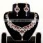 Indian Cubic Zirconia Necklace set-American Diamond Gold Plated Necklace set - Wholesale CZ Jewellery - Party wear Necklace set