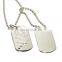 Fashion custom shape stainless steel dog tag for children