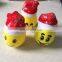Newest 2017 Christmas Gift led Tumbler Fidget Toys Flip Egg Fidget Spinner emoji with christmas hat